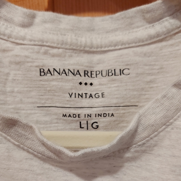 2 x Banana Republic men's 100% cotton t-shirts size large - Picture 8 of 8